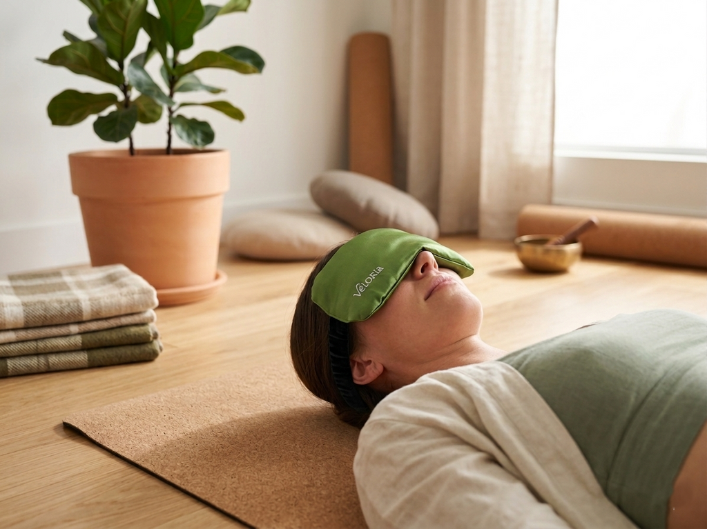 Coffret bien-être visage – Coussin yeux & Roller massage – Souffle de Nature