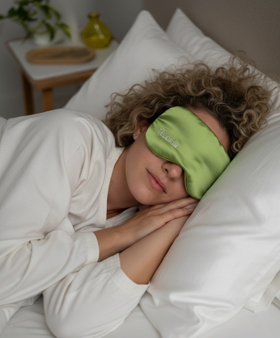 Coussin relaxant pour les yeux en soie - Eye Pillow Lavande & Cassia : Souffle de Nature