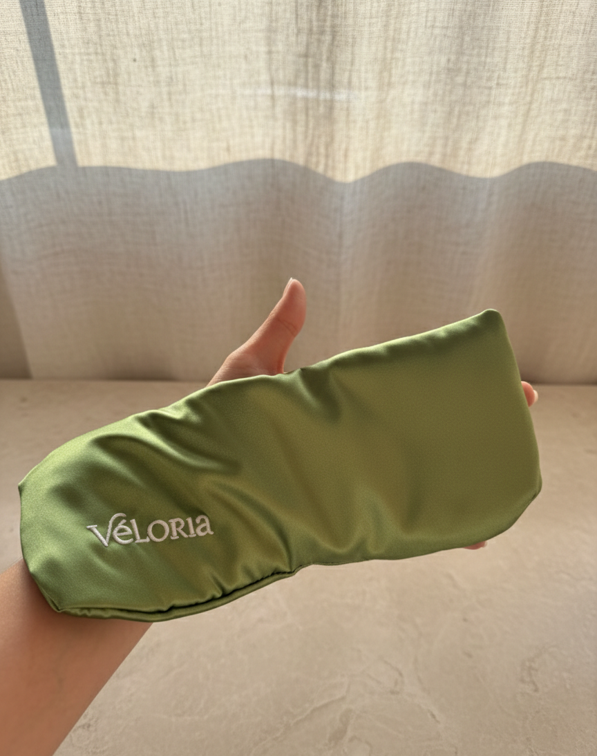 Coussin relaxant pour les yeux en soie - Eye Pillow Lavande & Cassia : Souffle de Nature