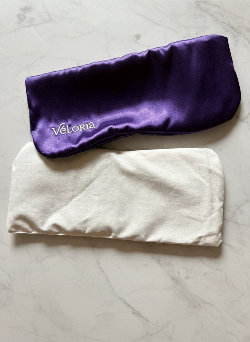 Coussin relaxant pour les yeux en soie - Eye Pillow Lavande & Cassia : Nuit calme