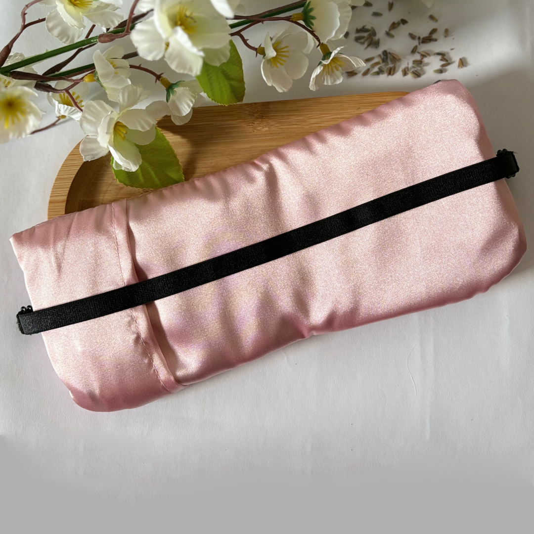 Coussin relaxant pour les yeux en soie - Eye Pillow Lavande & Cassia : Douce Aurore