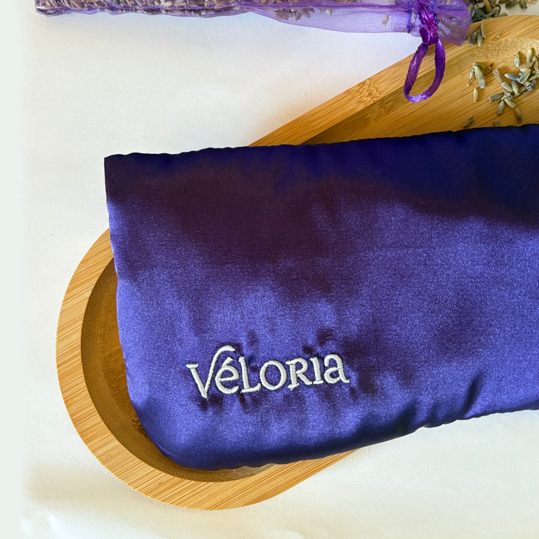 Coussin relaxant pour les yeux en soie - Eye Pillow Lavande & Cassia : Nuit calme
