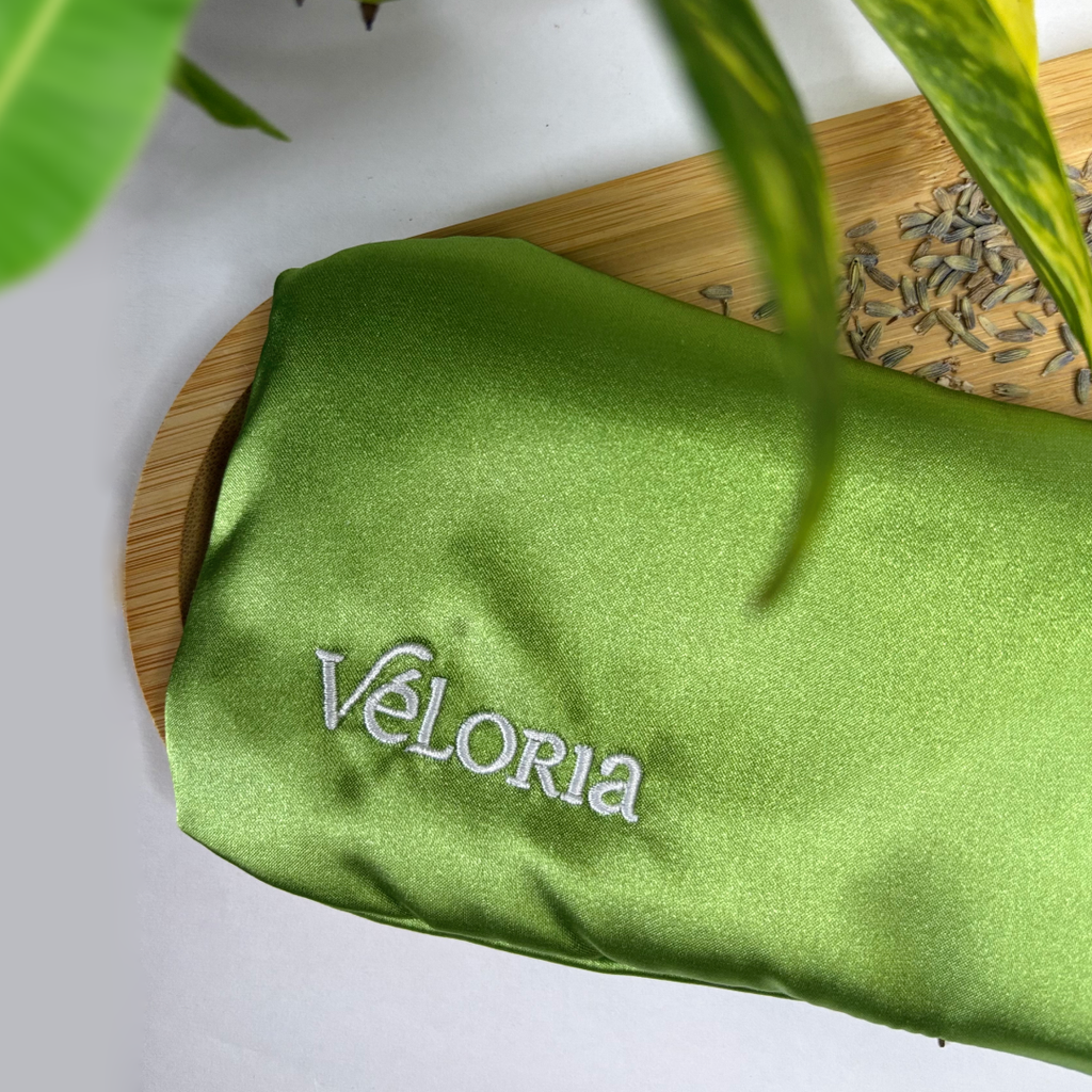 Coussin relaxant pour les yeux en soie - Eye Pillow Lavande & Cassia : Souffle de Nature