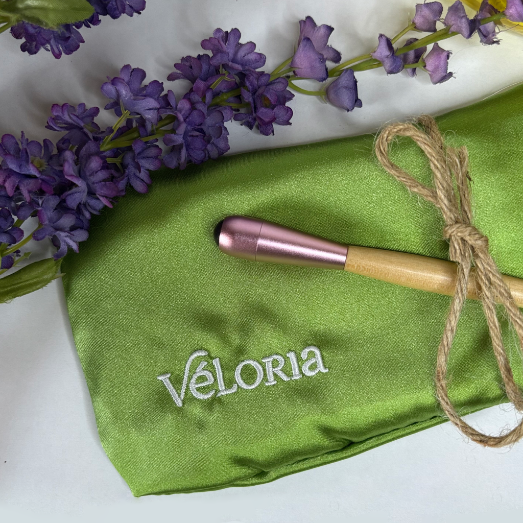 Coffret bien-être visage – Coussin yeux & Roller massage – Souffle de Nature