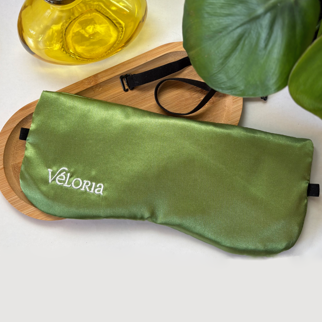 Coussin relaxant pour les yeux en soie - Eye Pillow Lavande & Cassia : Souffle de Nature