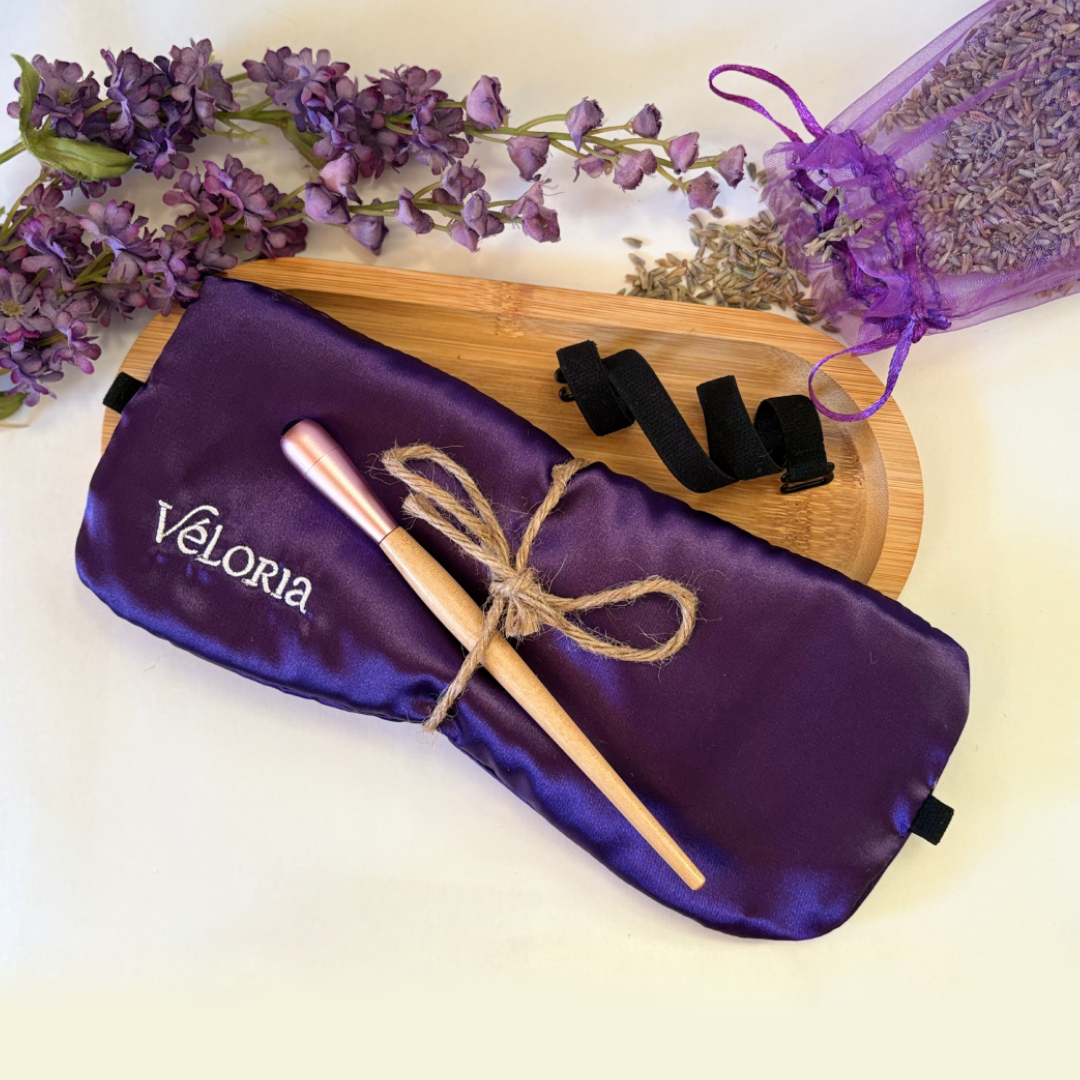 Coffret bien-être visage – Coussin yeux & Roller massage - Nuit calme