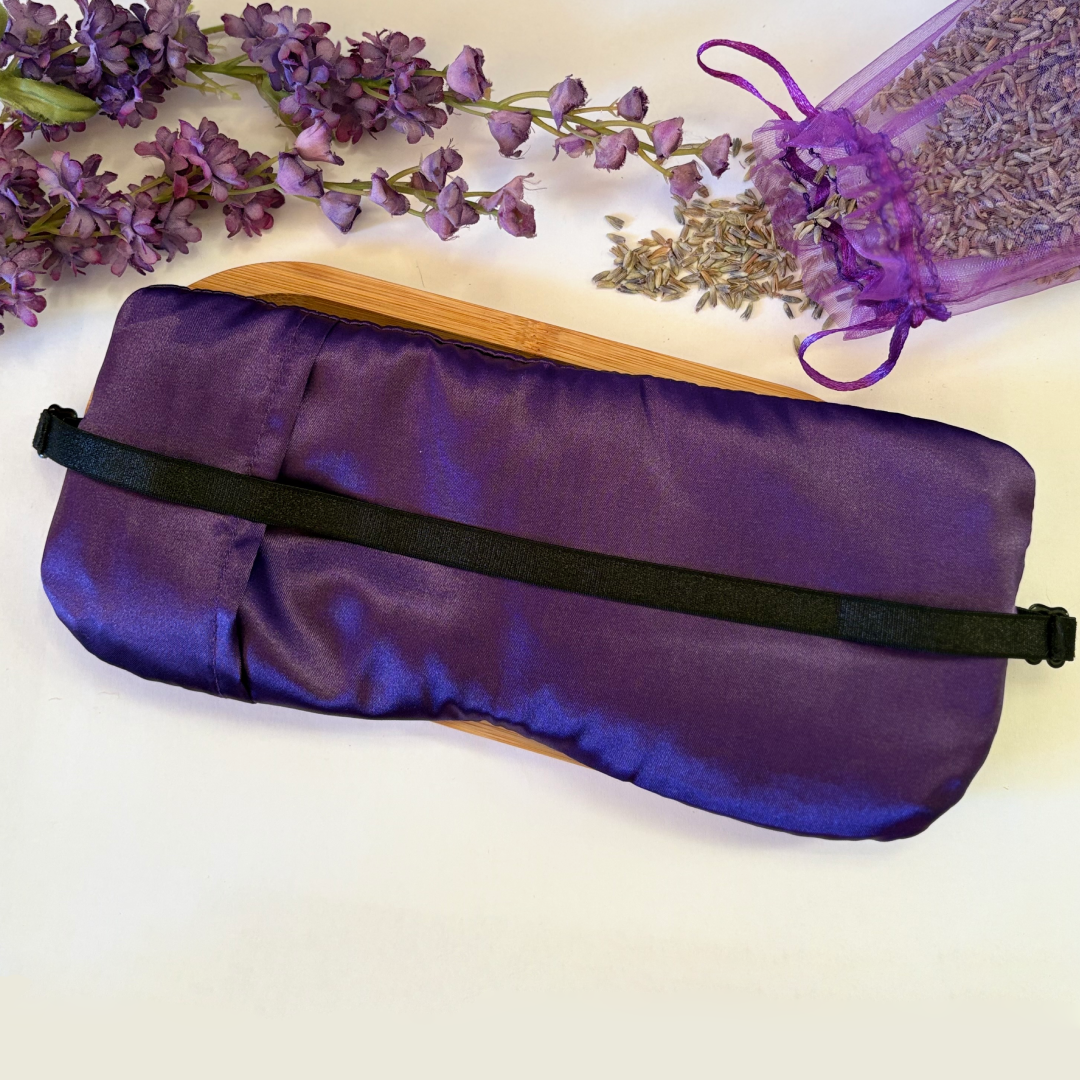 Coussin relaxant pour les yeux en soie - Eye Pillow Lavande & Cassia : Nuit calme