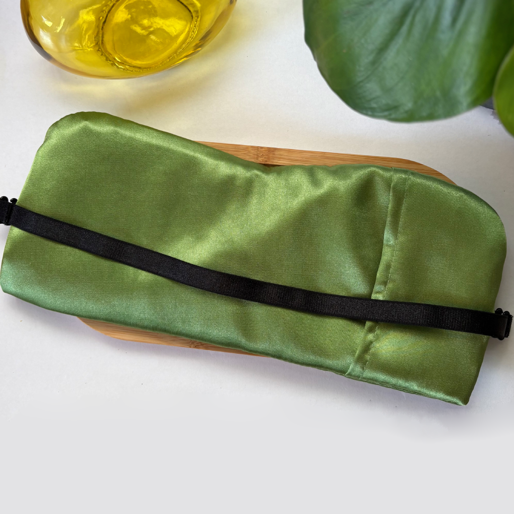 Coussin relaxant pour les yeux en soie - Eye Pillow Lavande & Cassia : Souffle de Nature